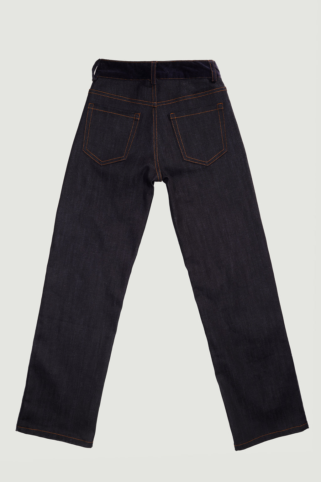 Two-Toned Denim Pants